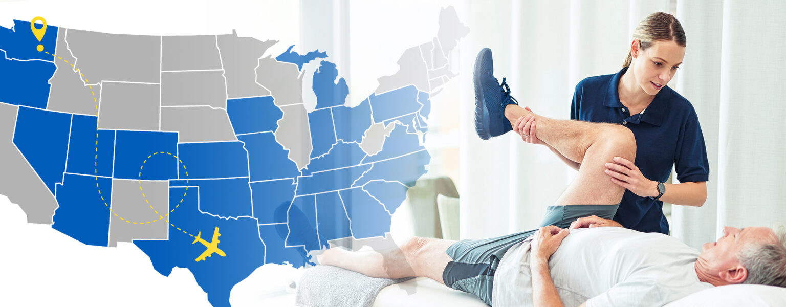 best places for travel physical therapy